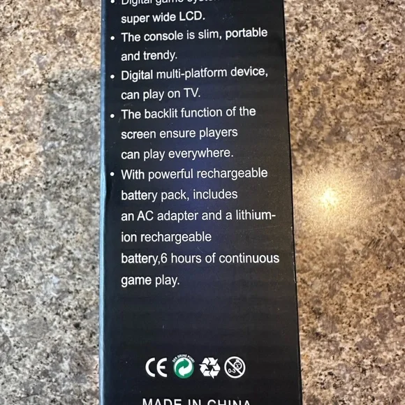 Retro Handheld Game Console - Black - Picture 3 of 5